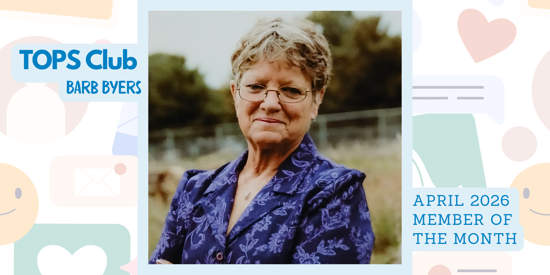 April Member of the Month: Barb Byers